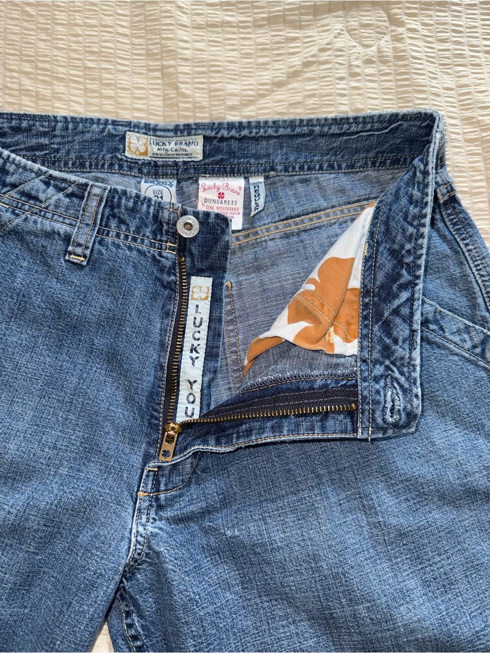 Lucky Brand Vintage Wide Leg Carpenter Jeans 31